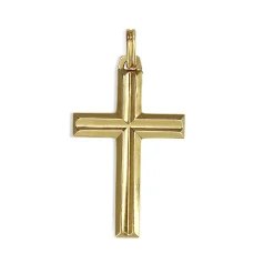 18ct Yellow Gold Cross Pendant