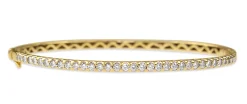 18ct Yellow Gold 1.00ct Diamond Bangle
