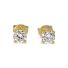 14ct Yellow Gold .80ct Diamond Stud Earrings