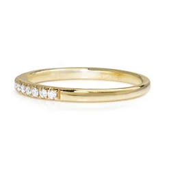 18ct Yellow Gold .20ct Diamond Band