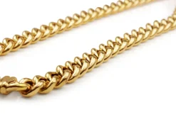 9ct Yellow Gold Curb Link Necklace