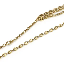 18ct Yellow Gold Fancy Gucci Mariner Link Chain Necklace