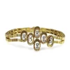 18ct Yellow Gold Fancy Link Diamond Bracelet