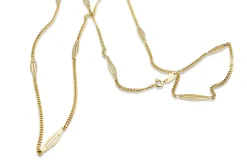 18ct Yellow Gold Fancy Link Chain Necklace