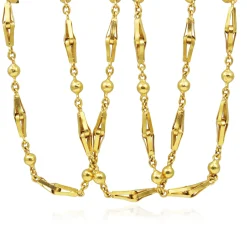22ct Yellow Gold Fancy Link Chain Necklace