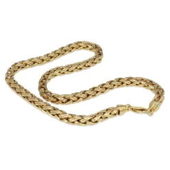 18ct Yellow Gold Fancy Link Chain Necklace