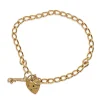 9ct Yellow Gold Fine Curb Link Bracelet