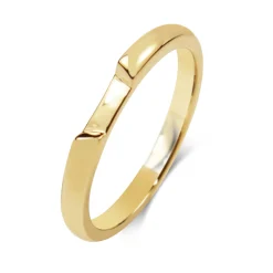 18ct Yellow Gold Fitted Cut Out Band Ring