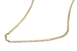 18ct Yellow Gold Flat Link Chain Necklace