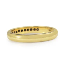 18ct Yellow Gold Grain Set Diamond Band Ring