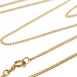 9ct Yellow Gold Long Curb Link Necklace
