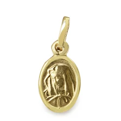 9ct Yellow Gold Madonna Charm Pendant
