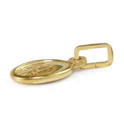 9ct Yellow Gold Madonna Charm Pendant