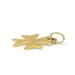 9ct Yellow Gold Maltese Cross Pendant