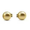 9ct Yellow Gold 5.7mm Button Stud Earrings