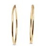 9ct Yellow Gold 53mm Hoop Earrings