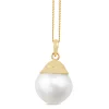 20ct Yellow Gold 16mm South Sea Pearl Pendant