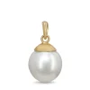 20ct Yellow Gold 14mm South Sea Pearl Pendant