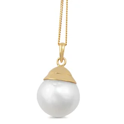 20ct Yellow Gold 16mm South Sea Pearl Pendant