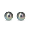 14ct Yellow Gold 14mm Tahitian Pearl Stud Earrings
