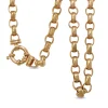 9ct Yellow Gold Oval Belcher Link Chain Necklace