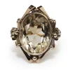 9ct Yellow Gold Smoky Quartz Ring