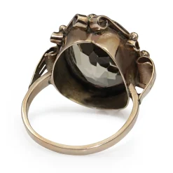 9ct Yellow Gold Smoky Quartz Ring
