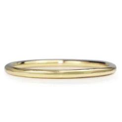 9ct Yellow Gold Solid All Round Golf Bangle