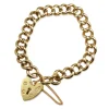 9ct Yellow Gold Solid Curb Link Bracelet