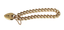 9ct Yellow Gold Solid Curb Link Bracelet