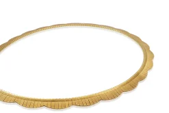 18ct Yellow Gold Solid Omega Necklace