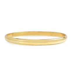 9ct Yellow Gold Solid Round Bangle