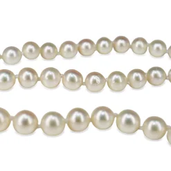 9ct Yellow Gold Triplet Opal and 8mm+ Pearl Strand Necklace