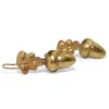 9ct Yellow Gold Victorian Acorn Earrings