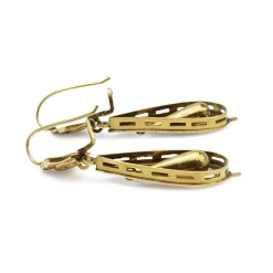 14ct Yellow Gold Victorian Drop Earrings