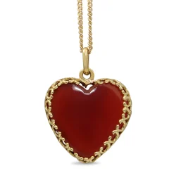 18ct Yellow Gold Vintage Agate, Emerald and Rose Cut Diamond Necklace