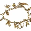 18ct Yellow Gold Vintage Charm Bracelet