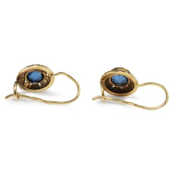 18ct Yellow Gold Vintage Paste Earrings