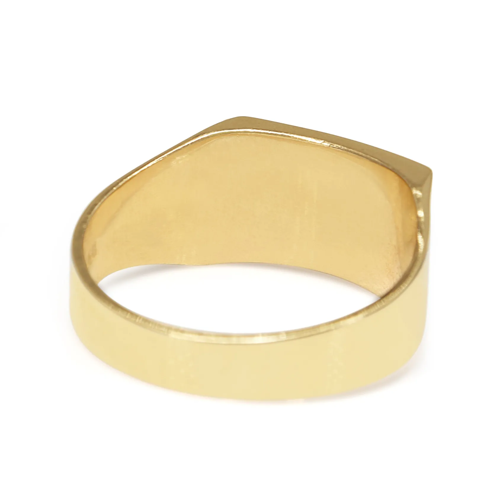 9ct Yellow Gold Vintage Rectangle Signet Ring