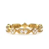 18ct Yellow Gold Vintage Style Stacking Band