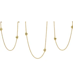 18ct Yellow Gold Yellow Heart Diamond Necklace