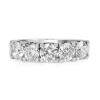 Platinum 5 Stone Diamond Ring