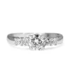 Platinum 5 Stone Diamond Ring