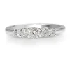 Platinum 5 Stone Diamond Ring