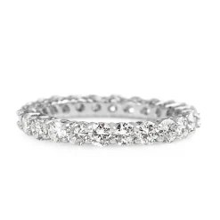 Platinum All Round Diamond Band Ring