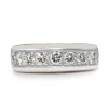Platinum and 14ct Yellow Gold 7 Stone Diamond Ring