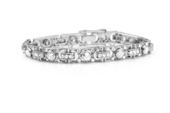 Platinum Art Deco Diamond Bracelet