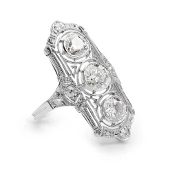 Platinum Art Deco Diamond Ring