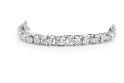 Platinum Art Deco Diamond Bracelet