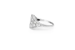 Platinum Art Deco Diamond Ring